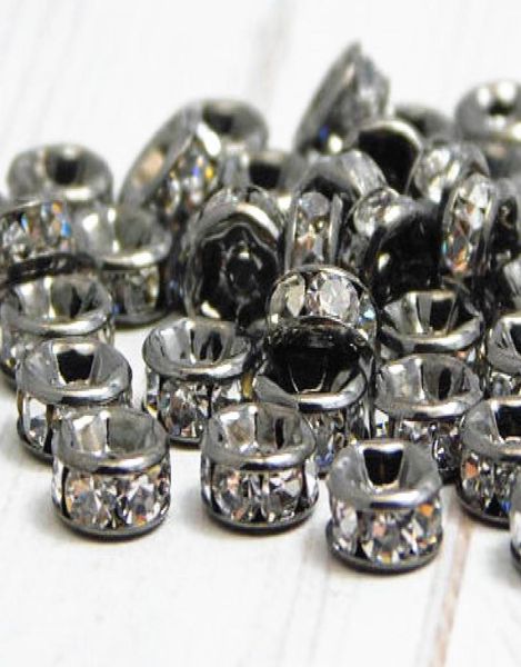 bulk lots 50 pcs gun black metal with clear crystal rondelle rhinestone beads spacer findings for jewelry making in 6mm4477006
bulk lots 50 pcs gun black metal with clear crystal rondelle rhinestone beads spacer findings for jewelry making in 6mm4477006
