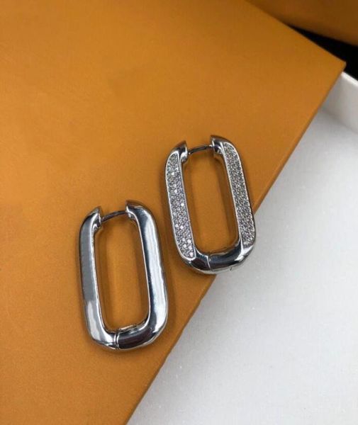 18k gold silver diamond ear studs fashion women hoop earrings luxury designer jewelry lady wedding accessories with gift box7774887, Golden;silver
18k gold silver diamond ear studs fashion women hoop earrings luxury designer jewelry lady wedding accessories with gift box7774887, Golden;silver