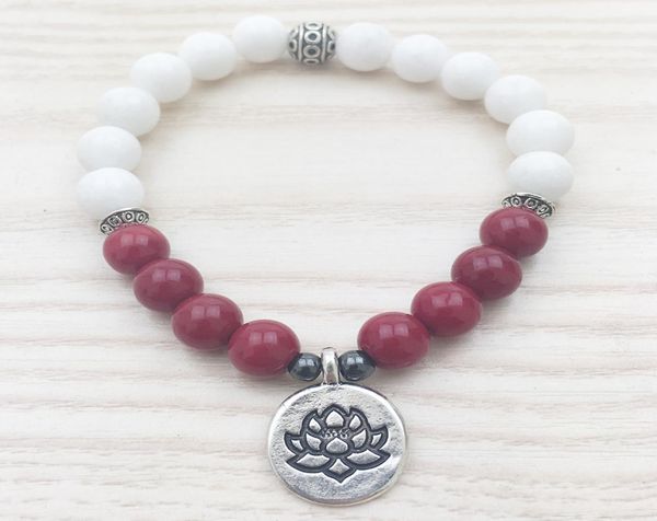 sn1102 rose jade women bracelet white jade bracelet tierra cast lotus charm yoga meditation mala beaded jade bracelet gifts for he3063539, Black
sn1102 rose jade women bracelet white jade bracelet tierra cast lotus charm yoga meditation mala beaded jade bracelet gifts for he3063539, Black