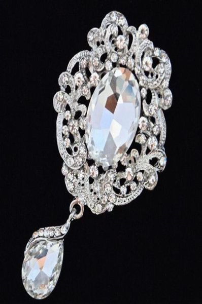 rhodium plated luxury waterdrop pendent crystals flower brooch fashionable women bouquet pin bling bling czech crystals broach pin6349045, Gray
rhodium plated luxury waterdrop pendent crystals flower brooch fashionable women bouquet pin bling bling czech crystals broach pin6349045, Gray
