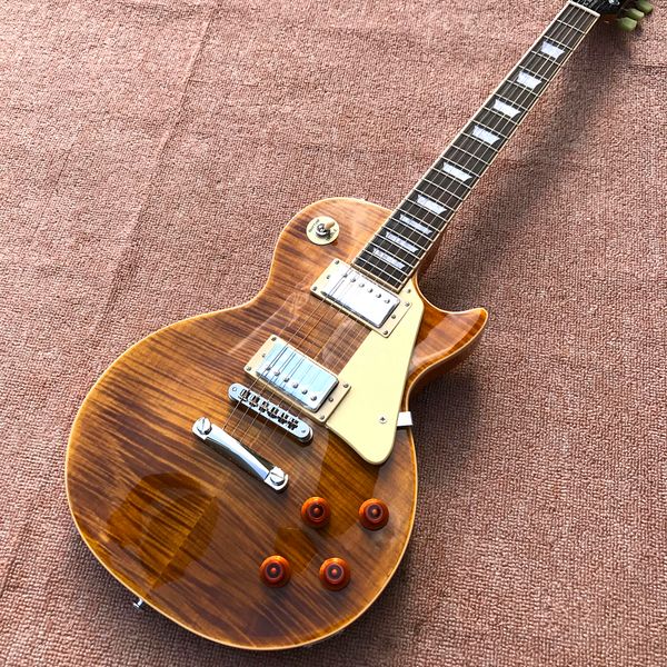 custom shop, flame maple tiger lp standard electric guitar, one piece neck, tune-o-matic bridge, mahogany binding, ing
custom shop, flame maple tiger lp standard electric guitar, one piece neck, tune-o-matic bridge, mahogany binding, ing