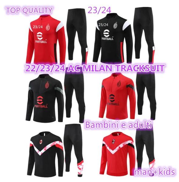 23 24 ac milans kids tracksuit half zipper jacket 2023 2024 football tracksuit training suit men soccer chandal futbol chandal jogging surve, Black
23 24 ac milans kids tracksuit half zipper jacket 2023 2024 football tracksuit training suit men soccer chandal futbol chandal jogging surve, Black