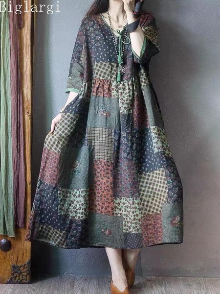 dresses oversized summer vintage ethnic style women loose cotton dress fashion casual big size dress korea ladies pullover long dresses, Black;gray
dresses oversized summer vintage ethnic style women loose cotton dress fashion casual big size dress korea ladies pullover long dresses, Black;gray