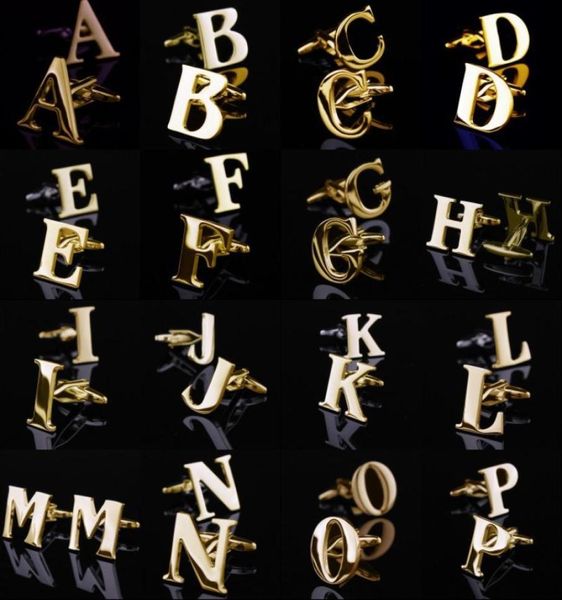 26 english letters az cufflinks mens cuff links gold color french shirt men jewelry cufflinks name initial cuff buttons4809558, Silver
26 english letters az cufflinks mens cuff links gold color french shirt men jewelry cufflinks name initial cuff buttons4809558, Silver