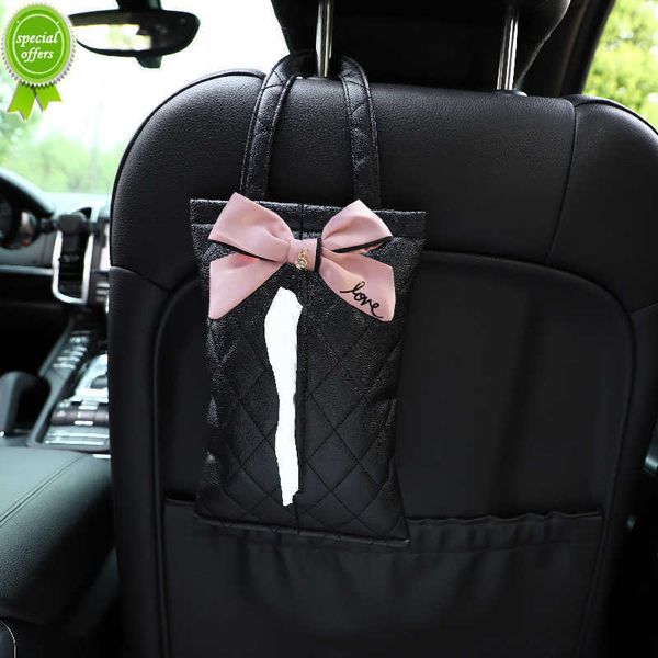 new cute bowknot car tissue box auto seat headrest hanging leather paper tower holder organizer styling car interior accessories
new cute bowknot car tissue box auto seat headrest hanging leather paper tower holder organizer styling car interior accessories