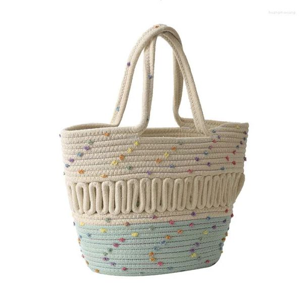2023 new evening bags hollow out cotton woven bag 2023 spring large capacity one shoulder french grass braided seaside holiday beach handbag
2023 new evening bags hollow out cotton woven bag 2023 spring large capacity one shoulder french grass braided seaside holiday beach handbag