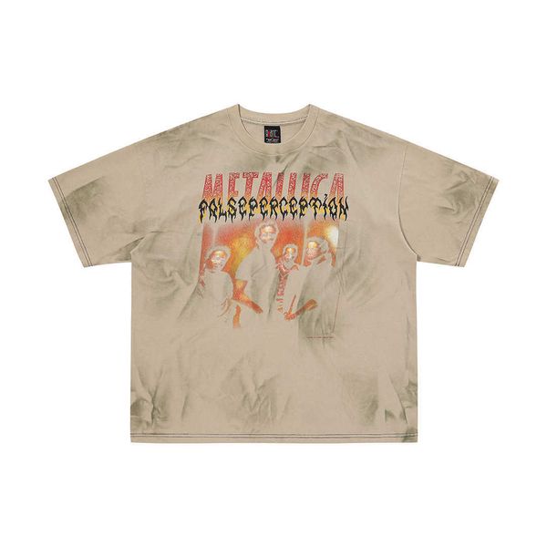 high street flame reverse stitch tie dye damaged short sleeve t-shirt loose round neck couple tee, White;black
high street flame reverse stitch tie dye damaged short sleeve t-shirt loose round neck couple tee, White;black