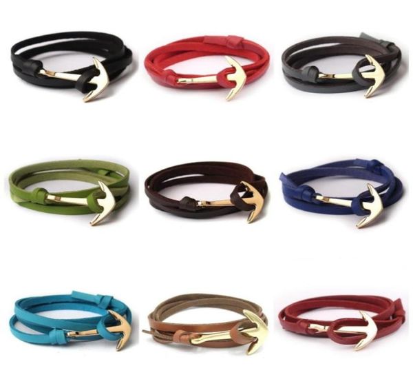 handmade genuine leather wrap bracelet gold silver black anchor cuff leather bracelets fashio jewelry3375266, Golden;silver
handmade genuine leather wrap bracelet gold silver black anchor cuff leather bracelets fashio jewelry3375266, Golden;silver