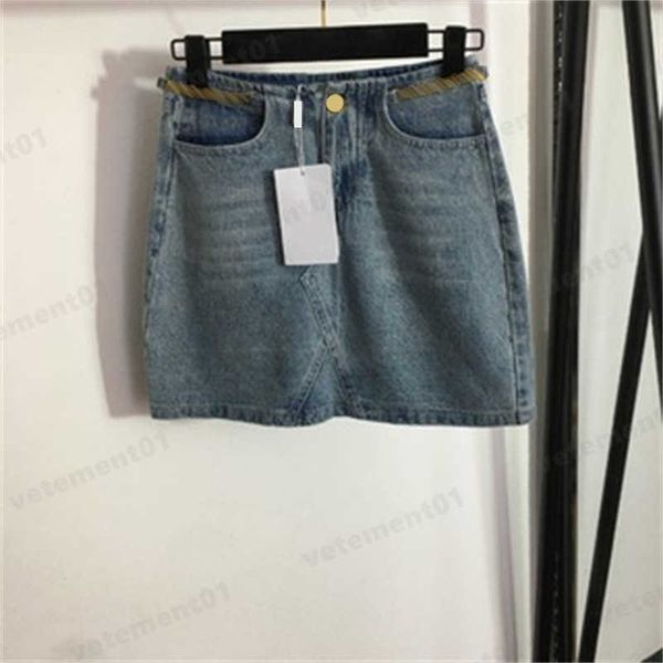 fashion ies skirt designer womens clothes gold chain trim high-waisted a-line denim skirt blue summer women dress cool and comfortable luxur, Black
fashion ies skirt designer womens clothes gold chain trim high-waisted a-line denim skirt blue summer women dress cool and comfortable luxur, Black