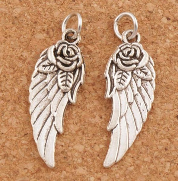 angel wing w rose spacer charm beads 100pcslot 303x107mm antique silver pendants handmade jewelry diy t16251293173, Bronze;silver
angel wing w rose spacer charm beads 100pcslot 303x107mm antique silver pendants handmade jewelry diy t16251293173, Bronze;silver