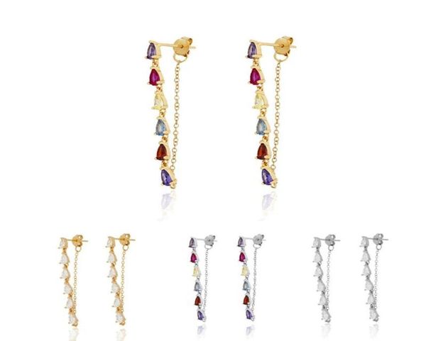dangle chandelier fine women earrings 2021 trend tassel long hanging earring colored zircon female pink ear stud jewelry accesso5780066, Silver
dangle chandelier fine women earrings 2021 trend tassel long hanging earring colored zircon female pink ear stud jewelry accesso5780066, Silver