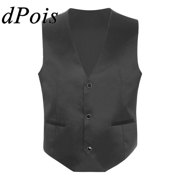 pants men's vests sleeveless solid color button down waistcoats mens suit vest wedding male waistcoat dress vests for homme workwear, Black
pants men's vests sleeveless solid color button down waistcoats mens suit vest wedding male waistcoat dress vests for homme workwear, Black