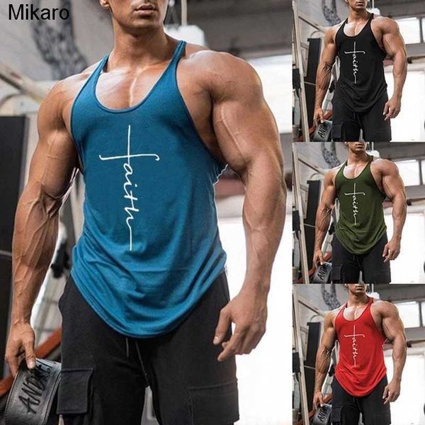 mikaro gym tank men fitness clothing men bodybuilding tanks summer for male sleeveless vest shirts plus size, White;black
mikaro gym tank men fitness clothing men bodybuilding tanks summer for male sleeveless vest shirts plus size, White;black