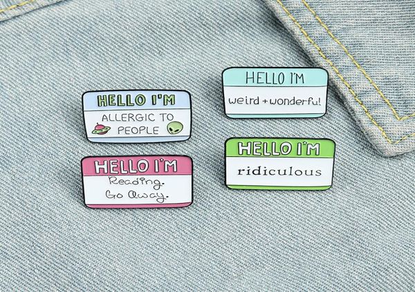 english hello label brooches pins enamel letters lapel pin bags dress badge for women men fashion jewelry2188255, Gray
english hello label brooches pins enamel letters lapel pin bags dress badge for women men fashion jewelry2188255, Gray