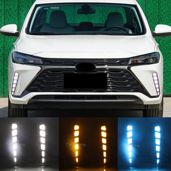 2pcs car drl for chevrolet monza 2023 led daytime running lights fog lamp with yellow turn signal day light
2pcs car drl for chevrolet monza 2023 led daytime running lights fog lamp with yellow turn signal day light