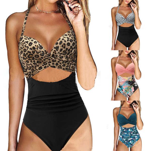 new one piece swimwear women's solid color printed conservative hollow out bikini swimwear, White;black
new one piece swimwear women's solid color printed conservative hollow out bikini swimwear, White;black