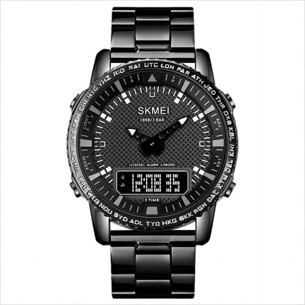 luminous alarm clock timing waterproof watch trend fashion hugh domineering tough man multifunctional men's watch 1898, Silver
luminous alarm clock timing waterproof watch trend fashion hugh domineering tough man multifunctional men's watch 1898, Silver