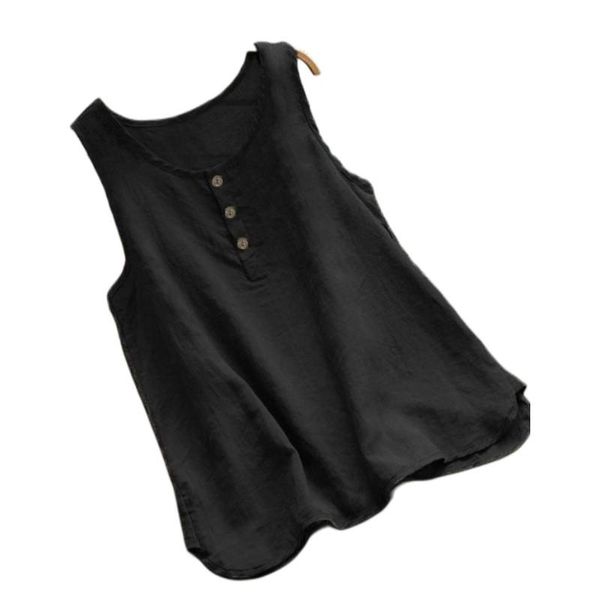 tanks summer women sleeveless tank solid fashion plus size casual cotton linen loose vest blouses camisetas tunics, Black;white
tanks summer women sleeveless tank solid fashion plus size casual cotton linen loose vest blouses camisetas tunics, Black;white