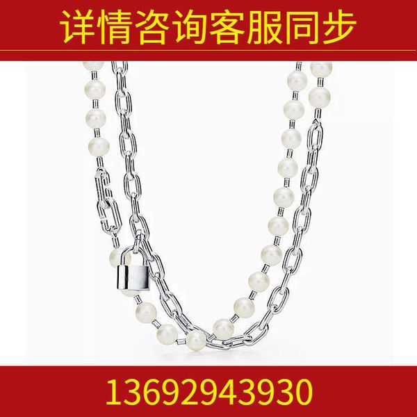 high-quality tiffayffay tiffayff silver jewelry v gold classic u-shaped pearl lock necklace s925, Golden;silver
high-quality tiffayffay tiffayff silver jewelry v gold classic u-shaped pearl lock necklace s925, Golden;silver