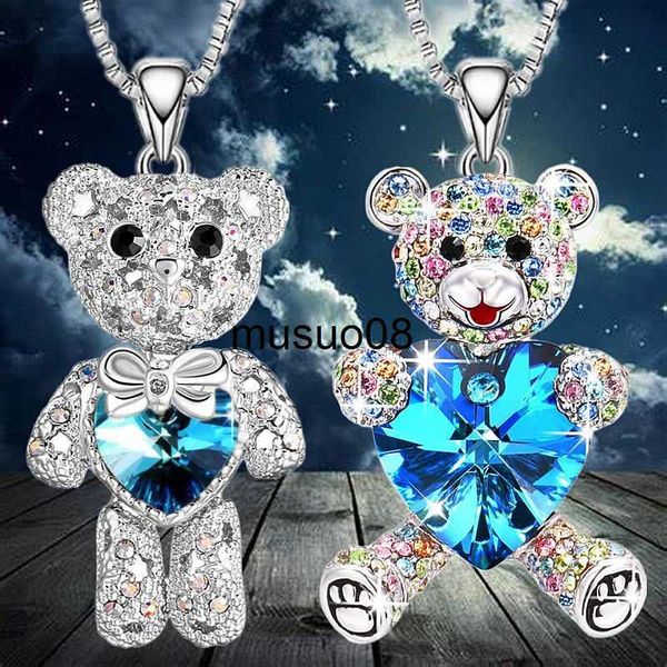 pendant necklaces fashion gold-plated bear necklace heart zircon pendant engagement necklaces for women animal jewelry birthday anniversary, Silver
pendant necklaces fashion gold-plated bear necklace heart zircon pendant engagement necklaces for women animal jewelry birthday anniversary, Silver