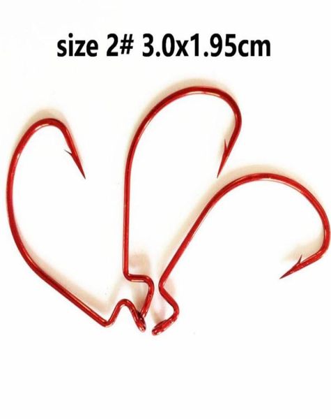 500pcs size 2 red offset hook 3 01 95cm worm sharp hook fishing hook pesca318i8860187
500pcs size 2 red offset hook 3 01 95cm worm sharp hook fishing hook pesca318i8860187