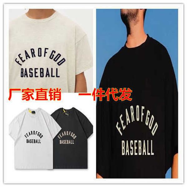 hip hop fear 7th season main line flocking letter printed baseball round neck t-shirt, White;black
hip hop fear 7th season main line flocking letter printed baseball round neck t-shirt, White;black