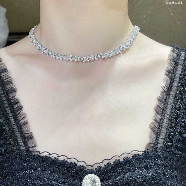 tiffayffay full diamond horse eye necklace 925 sterling silver collar chain celebrity light luxury fashion women high grade feeling temperam, Black
tiffayffay full diamond horse eye necklace 925 sterling silver collar chain celebrity light luxury fashion women high grade feeling temperam, Black