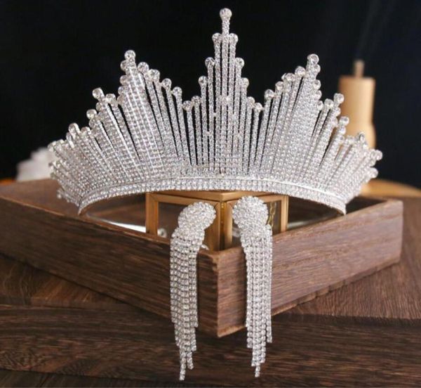 bling bling set crowns earrings bridal jewelry accessories wedding tiaras rhinestone crystal headpieces hair wedding crowns8395790, Silver
bling bling set crowns earrings bridal jewelry accessories wedding tiaras rhinestone crystal headpieces hair wedding crowns8395790, Silver