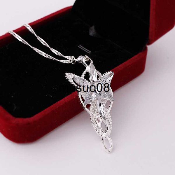 pendant necklaces fashion the lord necklace of arwen evenstar pendent movie jewelry crystal twilight star pendent torque gift for women j230, Silver
pendant necklaces fashion the lord necklace of arwen evenstar pendent movie jewelry crystal twilight star pendent torque gift for women j230, Silver