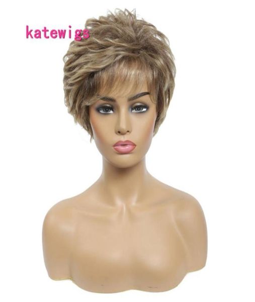 synthetic short wig brown mix blonde color curly full with bangs wigs for women21947925250966, Black
synthetic short wig brown mix blonde color curly full with bangs wigs for women21947925250966, Black