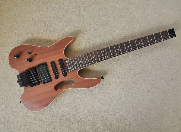 left hand headless electric guitar with floyd rose rosewood fretboard
left hand headless electric guitar with floyd rose rosewood fretboard