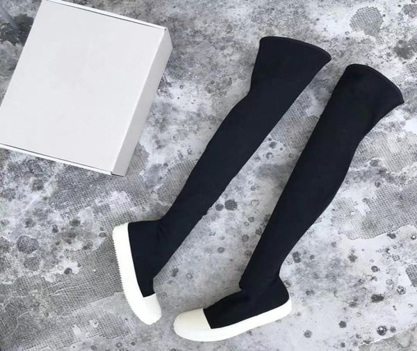21ss new list over knee stretch canvas sock boots factory outlet longbarreled flat trend high socks boots3732728, Black
21ss new list over knee stretch canvas sock boots factory outlet longbarreled flat trend high socks boots3732728, Black