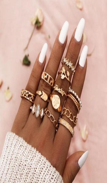 cluster rings bohemian rose baby tulip chain arrow carved star fivepointed12 sets88163952673475, Golden;silver
cluster rings bohemian rose baby tulip chain arrow carved star fivepointed12 sets88163952673475, Golden;silver