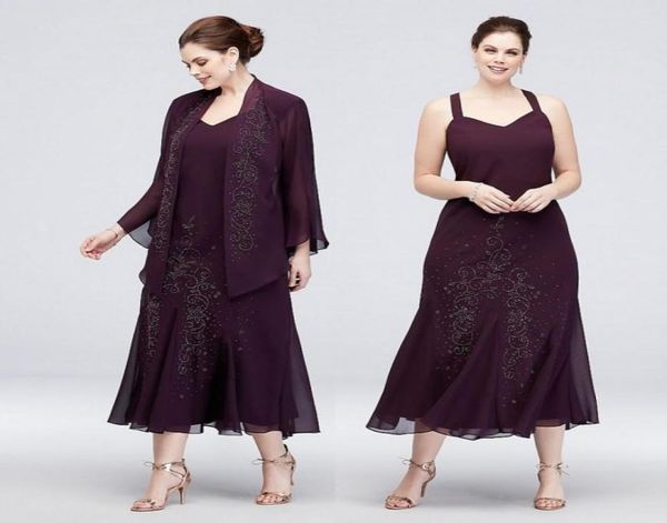 grape mermaid plus size beaded mother of the bride dresses with long sleeves jackets wedding guest dress tea length chiffon evenin7215367, Black;red
grape mermaid plus size beaded mother of the bride dresses with long sleeves jackets wedding guest dress tea length chiffon evenin7215367, Black;red