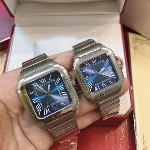 tank mens watches 40mm square geneva genuine stainless steel mechanical watches case and bracelet fashion luxury 35mm women watch male wrist, Slivery;brown
tank mens watches 40mm square geneva genuine stainless steel mechanical watches case and bracelet fashion luxury 35mm women watch male wrist, Slivery;brown