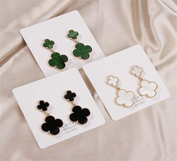 european and american fashion elegant atmosphere fourleaf clover dangle chandelier ab6137830411, Silver
european and american fashion elegant atmosphere fourleaf clover dangle chandelier ab6137830411, Silver