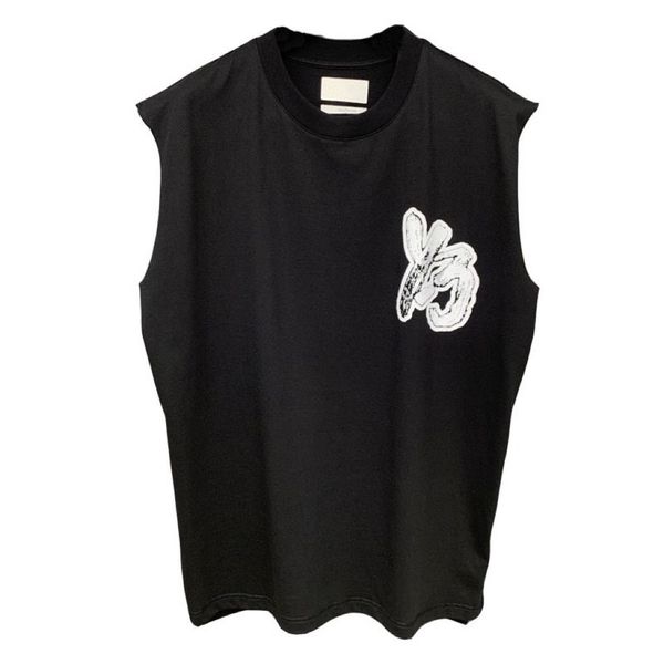 mens t shirt y3 cotton graffiti letter printed round neck sleeveless t-shirt summer loose exercise fitness vest, White;black
mens t shirt y3 cotton graffiti letter printed round neck sleeveless t-shirt summer loose exercise fitness vest, White;black