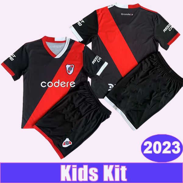 2023 river plate kids kit soccer jersey pinola perez m.borja 3rd black child suit football shirt de la cruz short sleeve uniform
2023 river plate kids kit soccer jersey pinola perez m.borja 3rd black child suit football shirt de la cruz short sleeve uniform