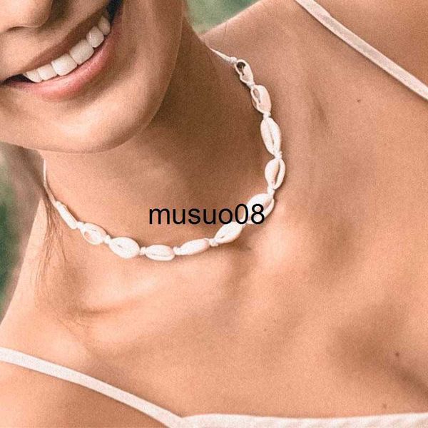 pendant necklaces conch seashell necklace women jewelry summer beach shell choker bohemian rope cowrie beaded necklaces handmade collar fema, Silver 
pendant necklaces conch seashell necklace women jewelry summer beach shell choker bohemian rope cowrie beaded necklaces handmade collar fema, Silver