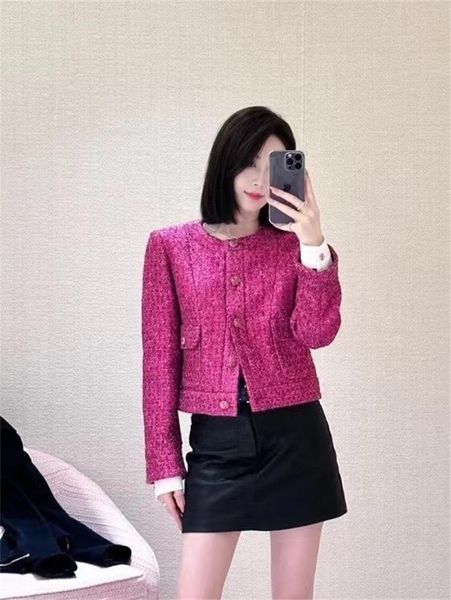 chan new 2023 women's brand jacket designer fashion autumn winter chains tweed coat leisure spring camellia pattern coats overcoat card, Black;brown
chan new 2023 women's brand jacket designer fashion autumn winter chains tweed coat leisure spring camellia pattern coats overcoat card, Black;brown