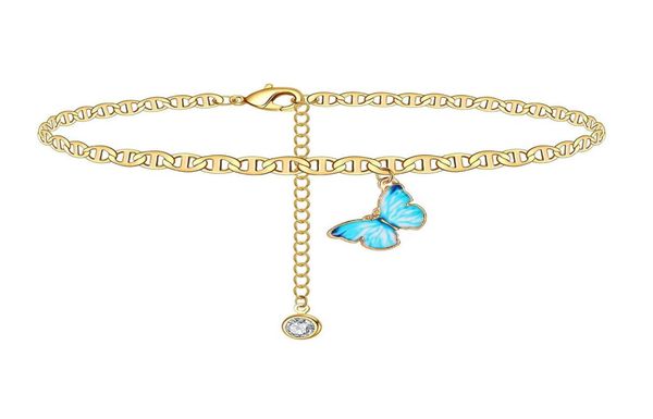butterfly charm anklet chain silver gold diamond beach chains anklets bracelet women fashion jewelry gift will and sandy7598484, Red;blue
butterfly charm anklet chain silver gold diamond beach chains anklets bracelet women fashion jewelry gift will and sandy7598484, Red;blue