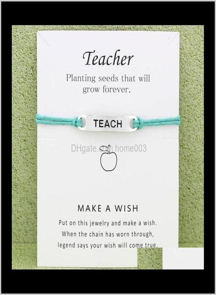 sier tone sign teach charm bracelets bangles women girls wristband adjustable friendship statement jewelry with card a386458900, Golden;silver
sier tone sign teach charm bracelets bangles women girls wristband adjustable friendship statement jewelry with card a386458900, Golden;silver
