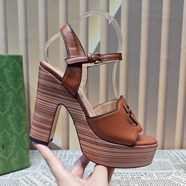 platform pumps sandals heeled 12cm chunky block heels open-toe ankle buckle sandal women's luxury designers hollowed out decoration pre, Black
platform pumps sandals heeled 12cm chunky block heels open-toe ankle buckle sandal women's luxury designers hollowed out decoration pre, Black