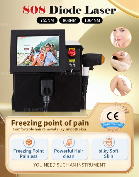 2023 new ice triple wavelength 755nm 808nm 1064nm 808 diode laser 808 hair removal and skin rejuvenation machine
2023 new ice triple wavelength 755nm 808nm 1064nm 808 diode laser 808 hair removal and skin rejuvenation machine
