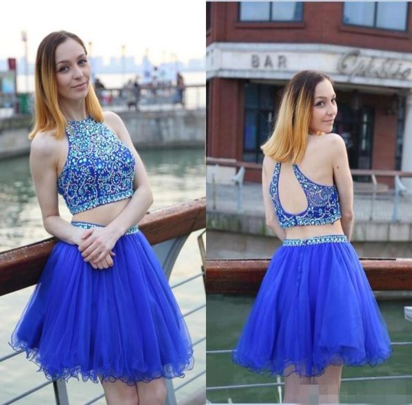 short homecoming dresses jewel crystal beaded two pieces sleeveless royal blue tulle aline cocktail dresses party3862462, Blue;pink
short homecoming dresses jewel crystal beaded two pieces sleeveless royal blue tulle aline cocktail dresses party3862462, Blue;pink