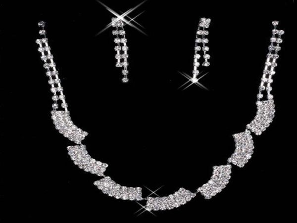 2020 selling unique wedding bridal bridesmaids rhinestone necklace earrings jewelry set prom in stock 150505628024, Silver
2020 selling unique wedding bridal bridesmaids rhinestone necklace earrings jewelry set prom in stock 150505628024, Silver