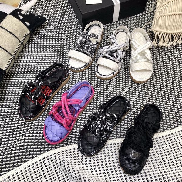 20 designs blade women's hemp rope sandals woven interlocking c slipper designer sandal slides mules elegant slingbacks slip flat shoes, Black
20 designs blade women's hemp rope sandals woven interlocking c slipper designer sandal slides mules elegant slingbacks slip flat shoes, Black