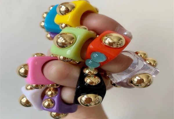 golden bead transparent resin acrylic square rings for women friends couple jewelry trendy travel6153833, Golden;silver
golden bead transparent resin acrylic square rings for women friends couple jewelry trendy travel6153833, Golden;silver