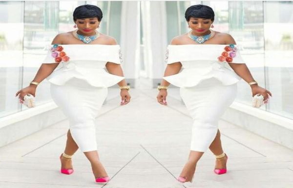 white tea length cocktail dresses 2019 peplum sheath arabic bateau neck handmade flowers side slit short party dresses prom formal9892497, Black
white tea length cocktail dresses 2019 peplum sheath arabic bateau neck handmade flowers side slit short party dresses prom formal9892497, Black