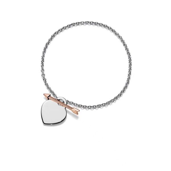 famous brand fashion women's designer love arrow necklace bracelet set classic love pendant girl holiday gift jewelry with box, Silver
famous brand fashion women's designer love arrow necklace bracelet set classic love pendant girl holiday gift jewelry with box, Silver